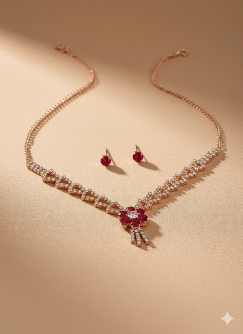 Floral Collar Necklace