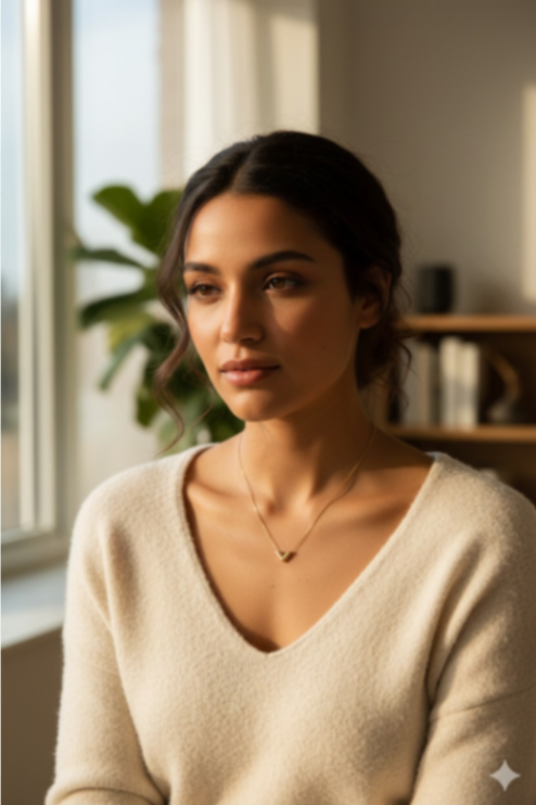 V SHAPED PENDANT CHAIN