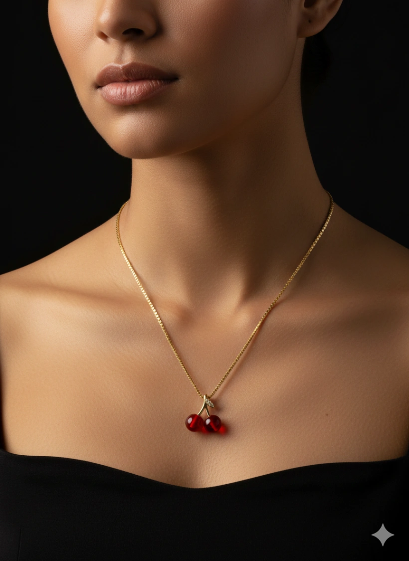 CHERRY PENDANT CHAIN