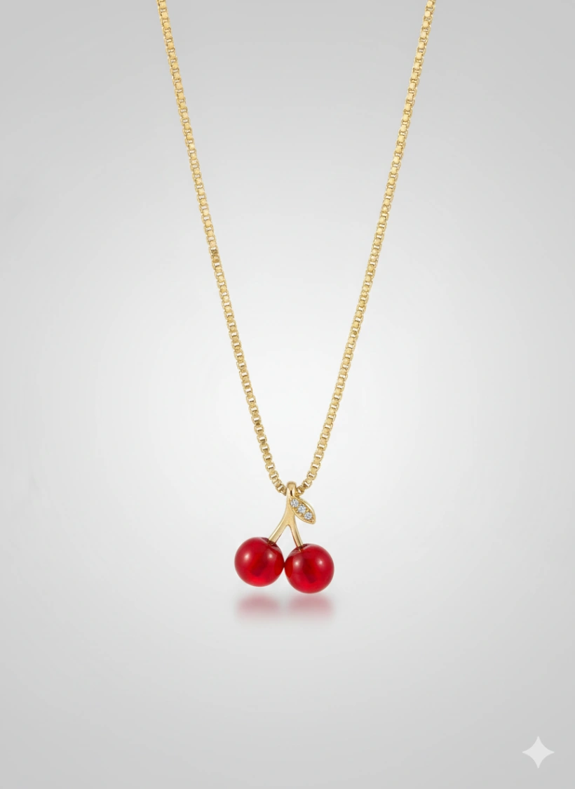 CHERRY PENDANT CHAIN