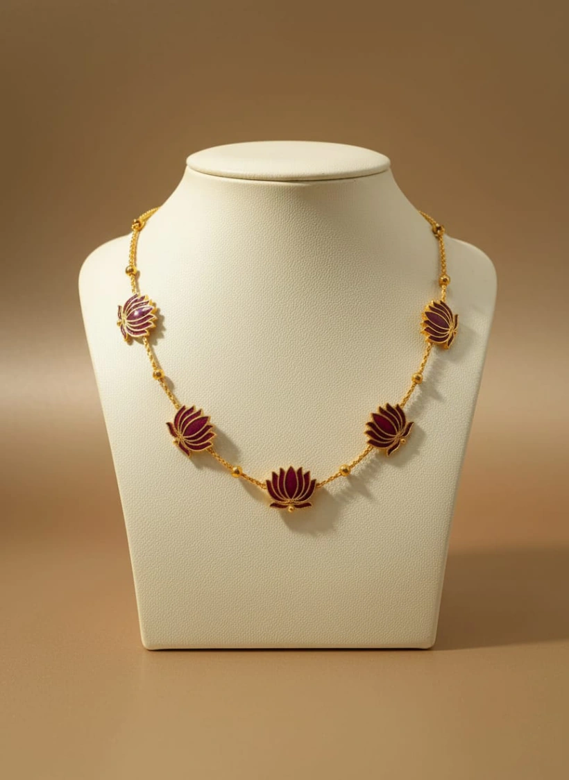 Lotus Necklace (Free Shipping)
