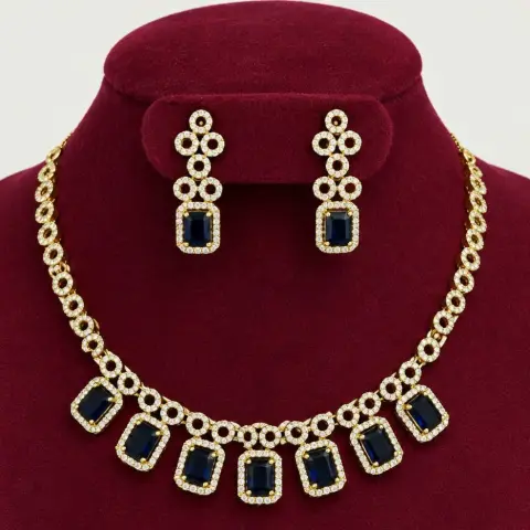 Ad stone necklace