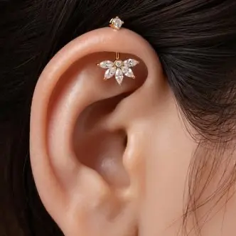 Helix piercings