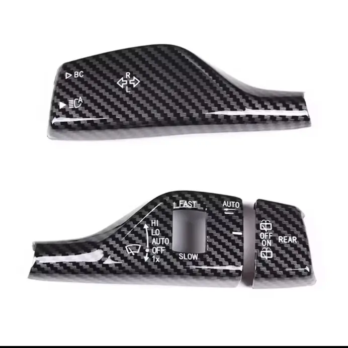 Car Wiper Switch Cover for BMW X1 X2 X3 X4 X5 X7 G01 G02 G05 SUV Turn Signal Wiper Lever Cover Decor Sticker Trim