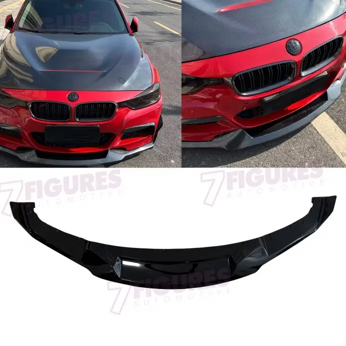 Front Bumper Lip Spoiler Splitter Surround for BMW F30 F31 340i 335i 330d 325d 320i 328i M Sport 2012-2019 Body Kits MAD Style