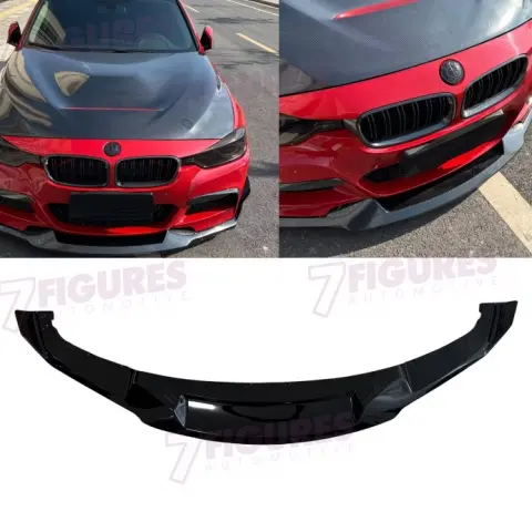 Front Bumper Lip Spoiler Splitter Surround for BMW F30 F31 340i 335i 330d 325d 320i 328i M Sport 2012-2019 Body Kits MAD Style