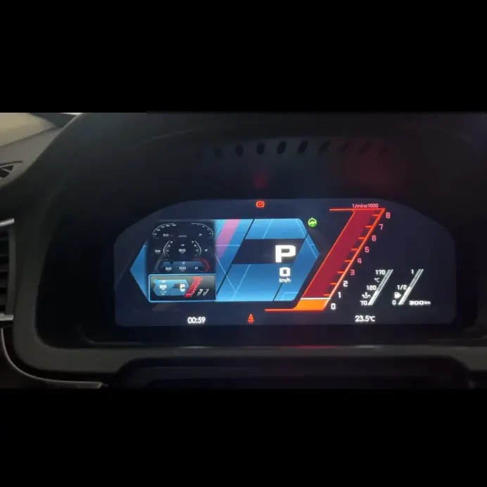 BMW 16 Theme- F10/F30/F18/F06/F01/F07/F20/F22/F48/F15/F34 Cluster display infotainment screen