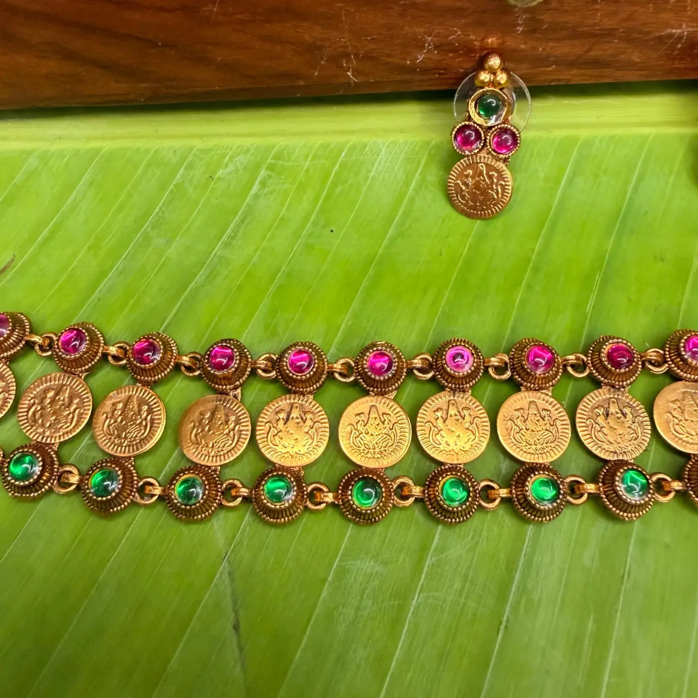 Soubhagya Kasina Addigai Kemp Choker Set SJCH004