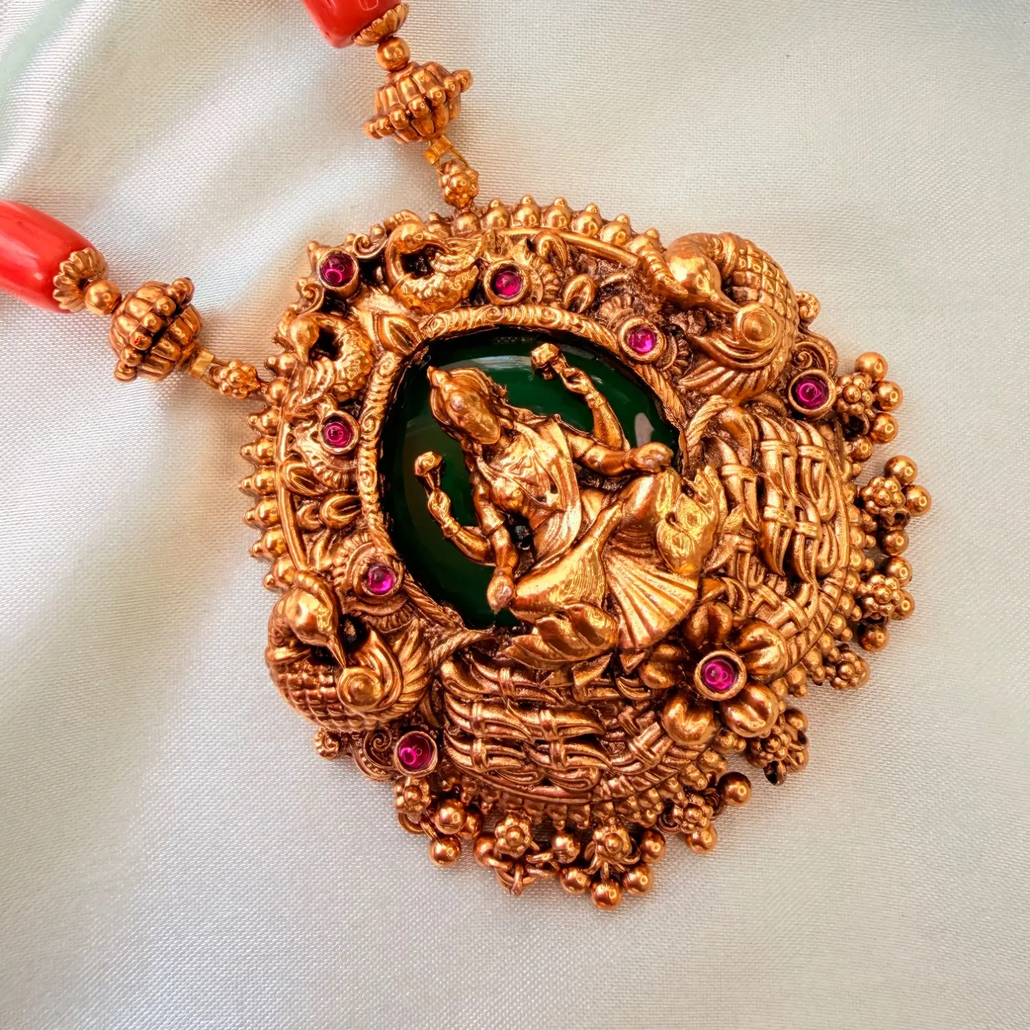 Royal Meenakshi & Lakshmi Medium Haaram Set SJMH015