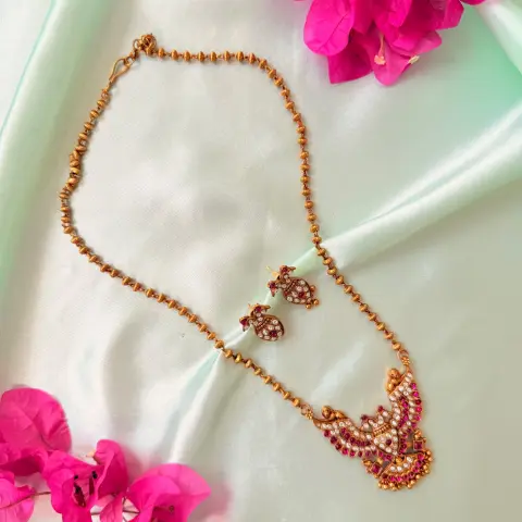 Royal Gandaberunda Medium Haaram Set SJMH023