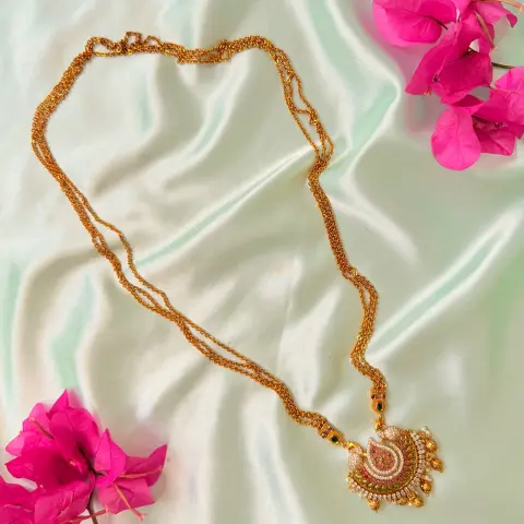Mayura Chandrabali Long Haram SJAD014