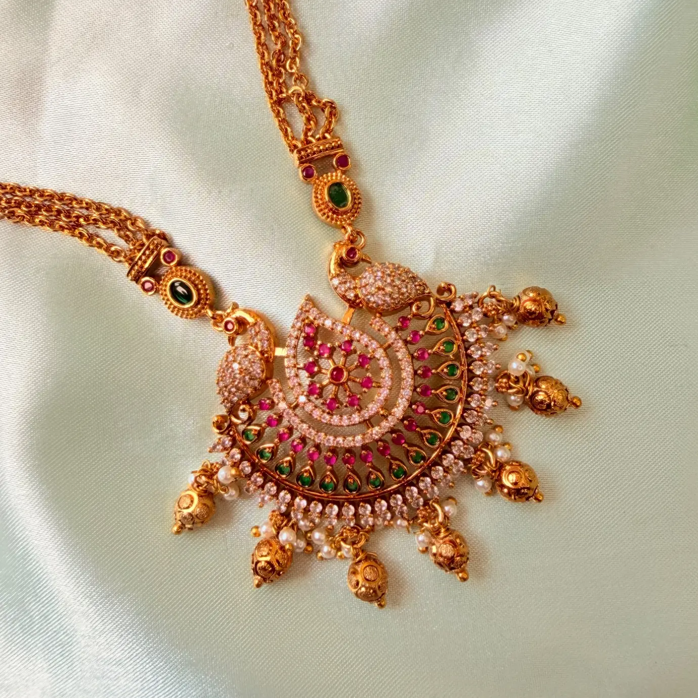 Mayura Chandrabali Long Haram SJAD014