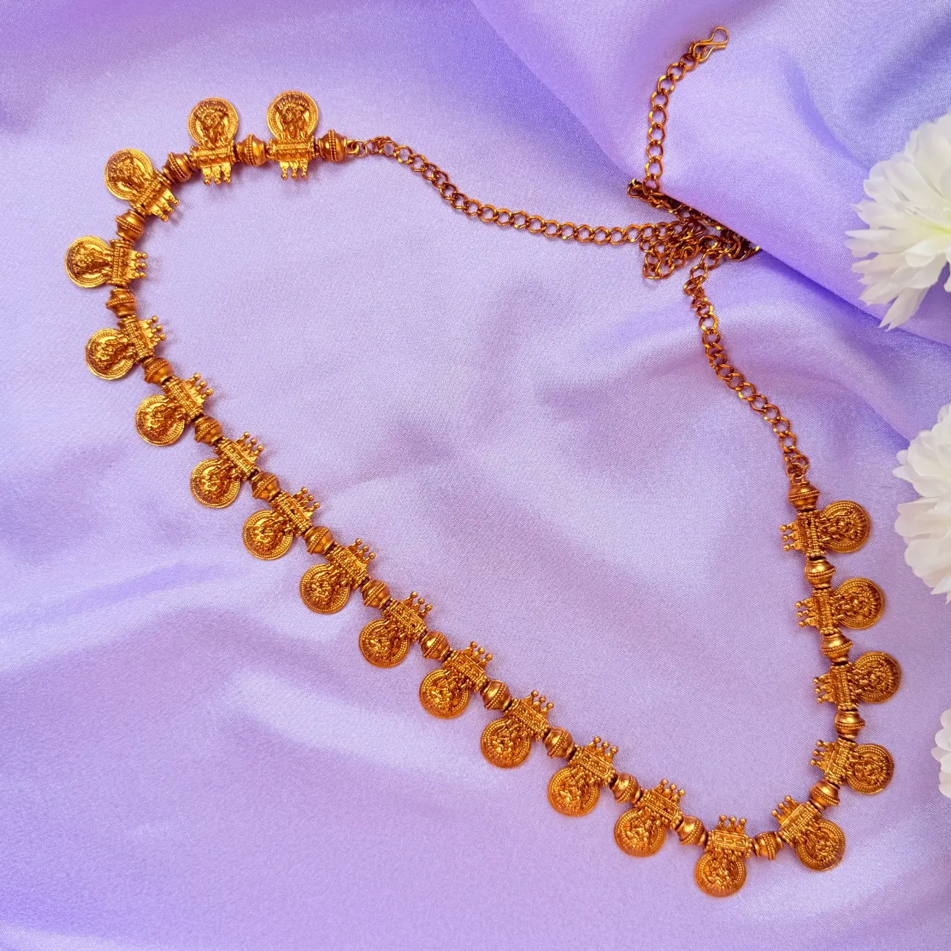 Kasu 2-in-1 Dual-Style Chain (Vaddanam / Hip Belt & Long Haram / Kasu Mala) SJMD014