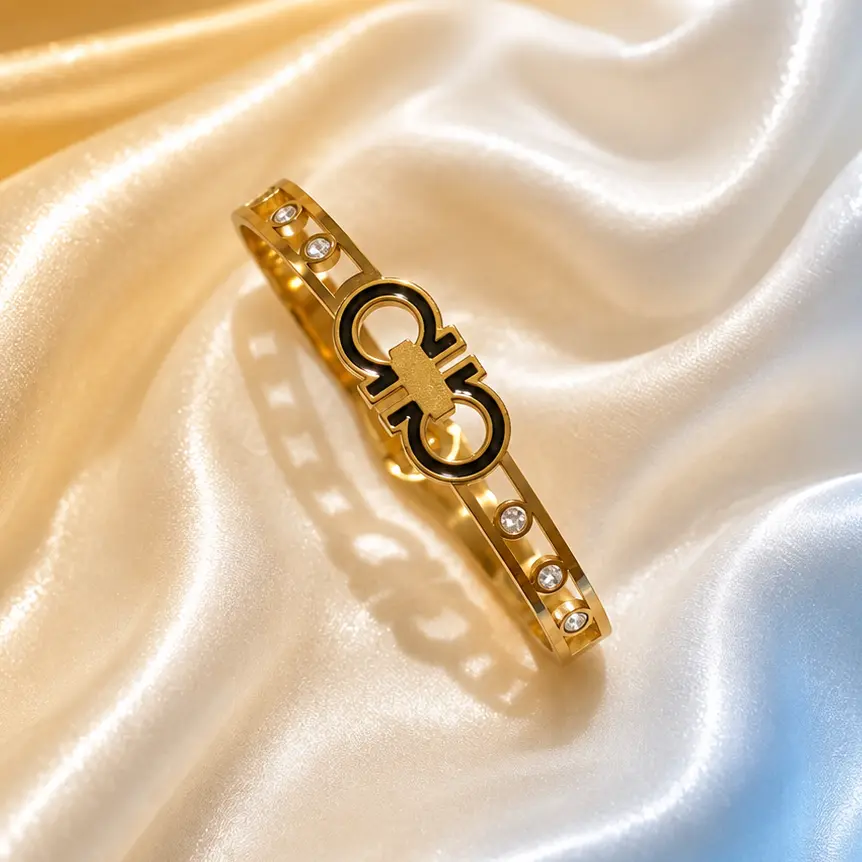 Double Loop Bangle