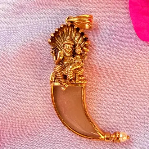 Sri Lakshmi Narasimha Huliuguru Gold Pendant