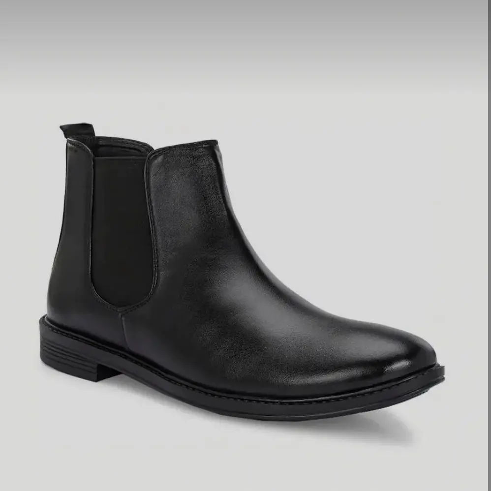 Men Black Chelsea Ankle Boots