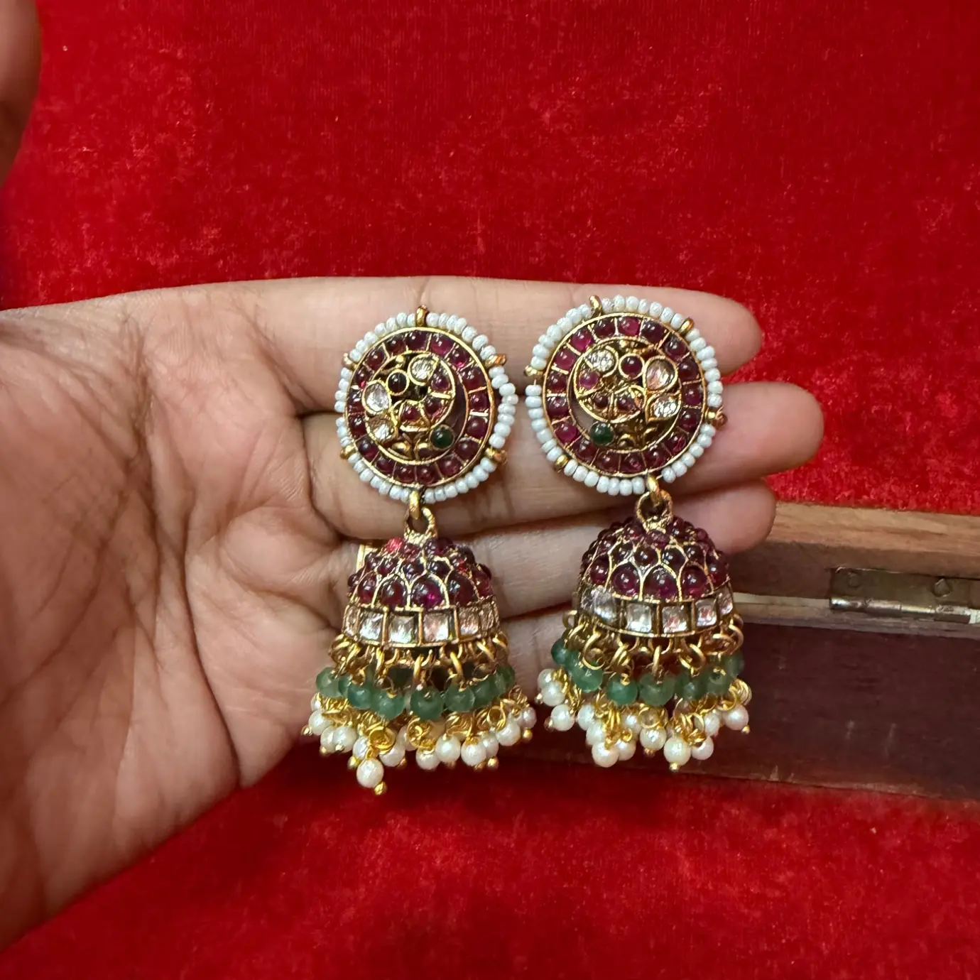 Jadau Replica Jhumka