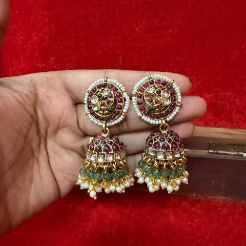 Jadau Replica Jhumka