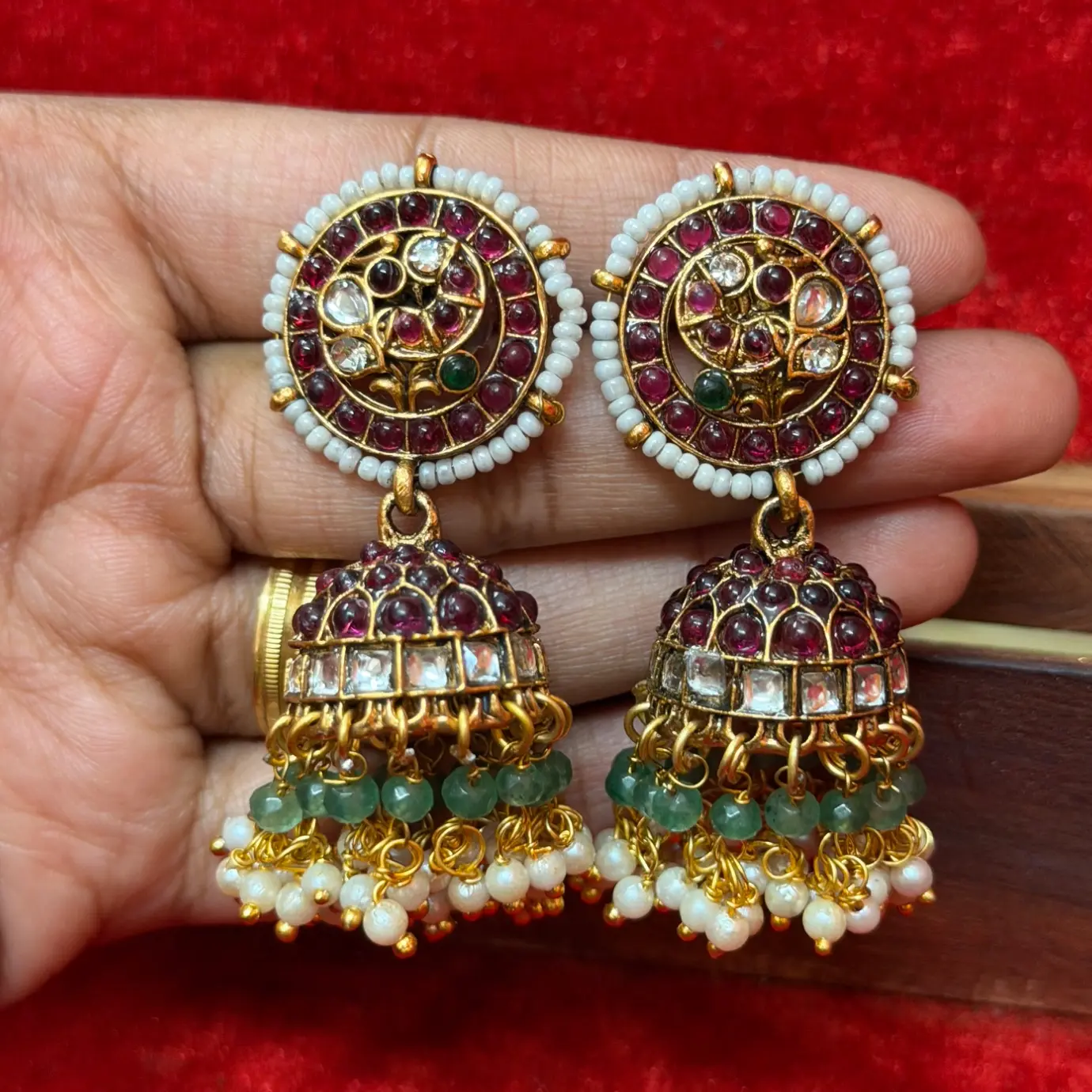 Jadau Replica Jhumka