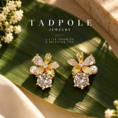 Statement Earring - Golden Knot
