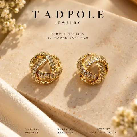 Statement Earring -Twinkle Bloom