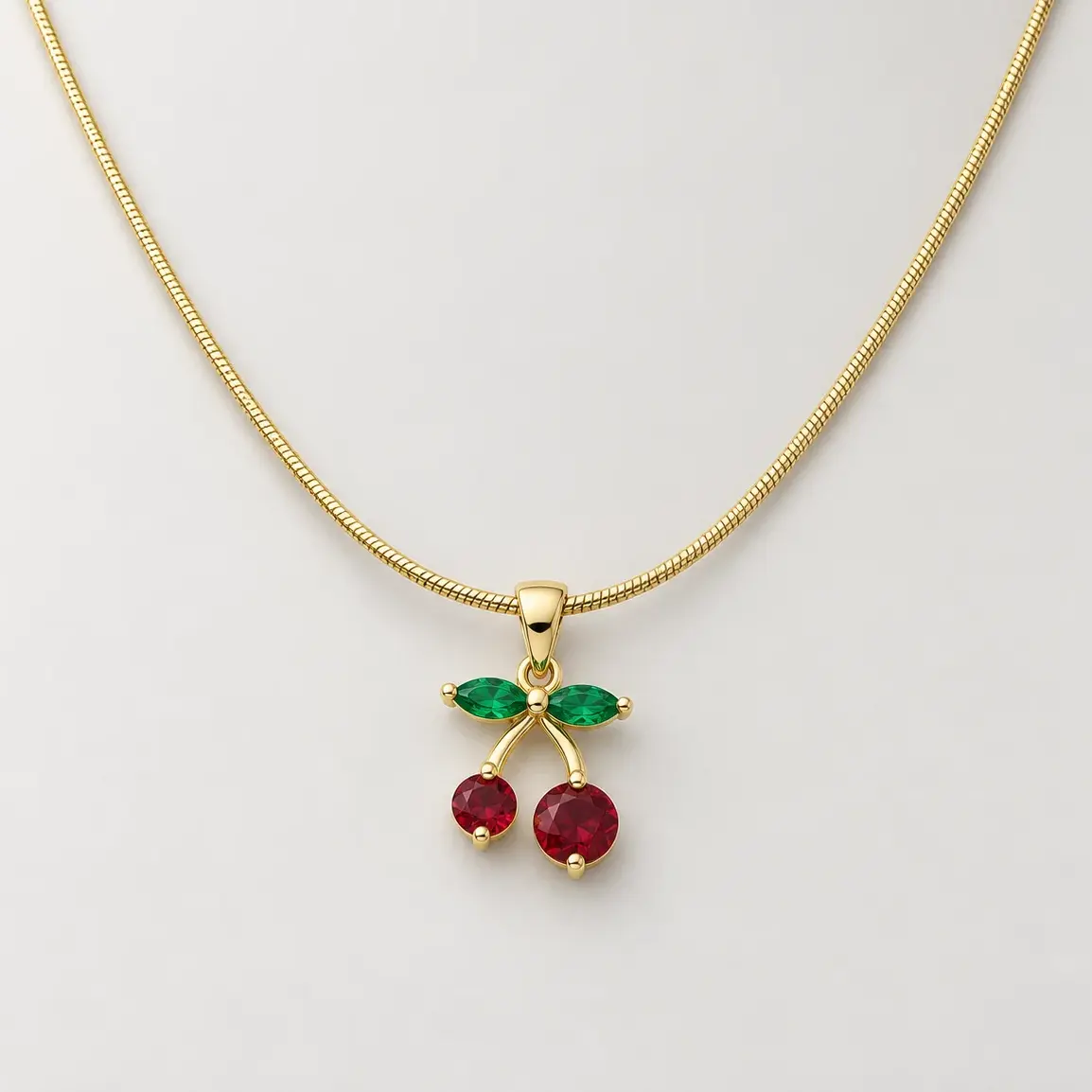 316L Cherry Necklace | 5650