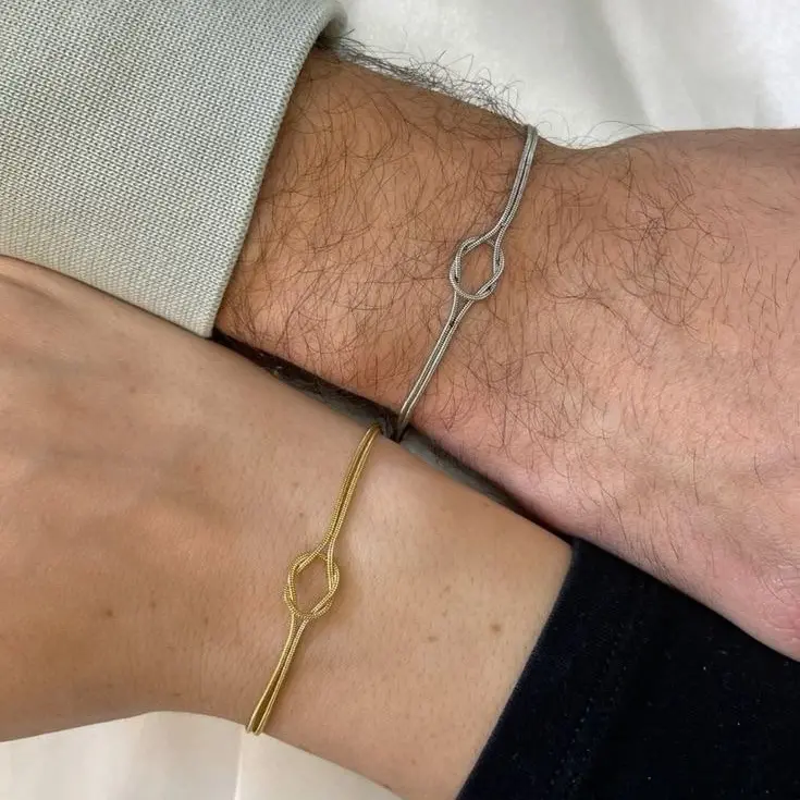 Couple knot bracelet