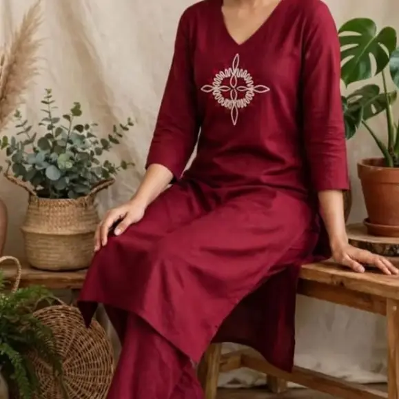 Women's Cord set Maroon
