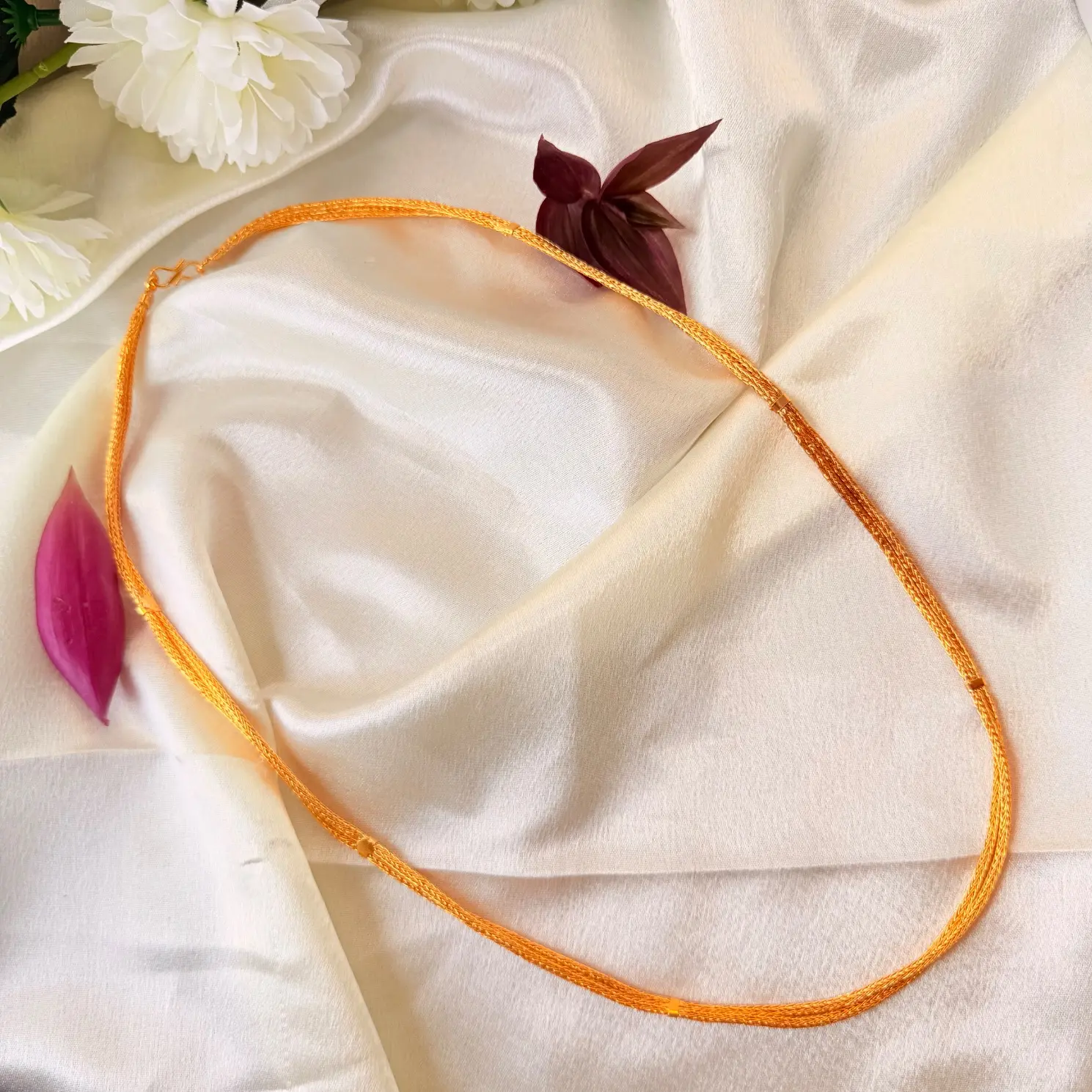 Classic Minimalist 26 Inches Gold-Plated Multi-Strand Chain Necklace