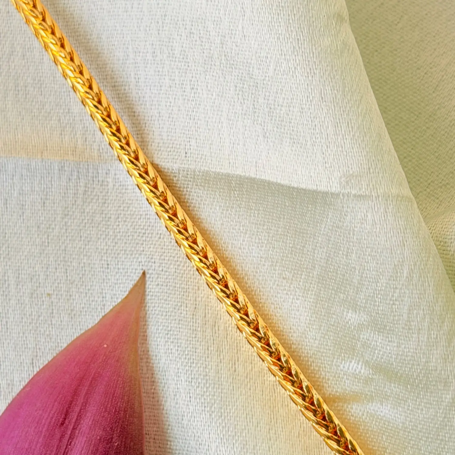 Classic Minimalist 26 Inches Gold-Plated Chain Necklace