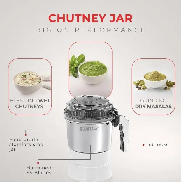 Sujata Powermatic plus Juicer Mixer Grinder