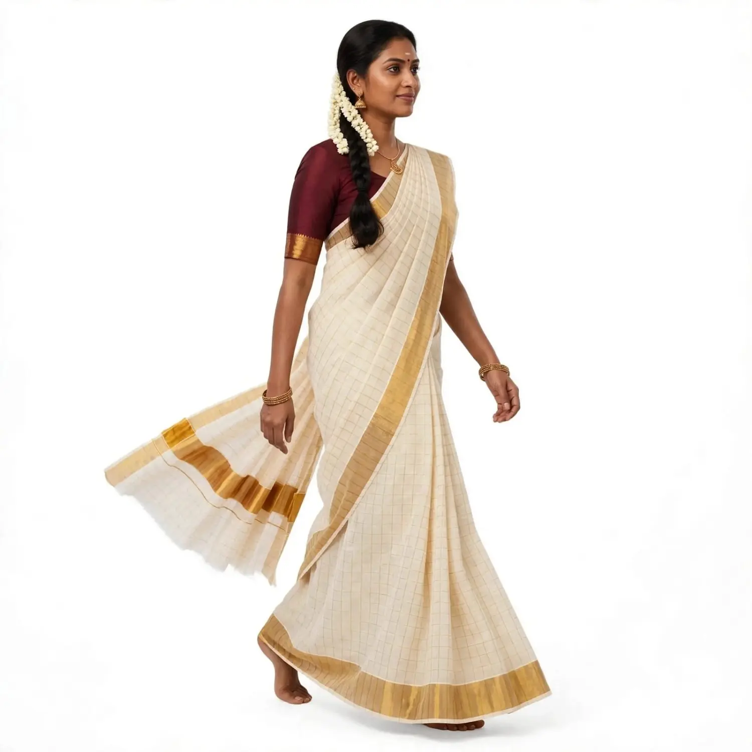 Kerala Set saree