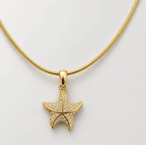 Star Fish 316ss Necklace | 1418
