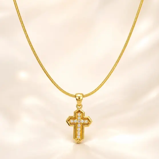Mini cross necklace | 316L | 1348