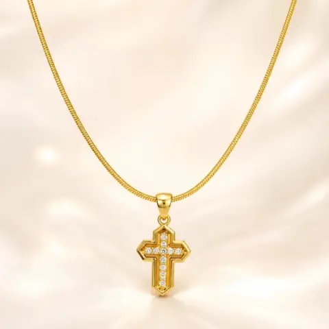 Mini cross necklace | 316L | 1348
