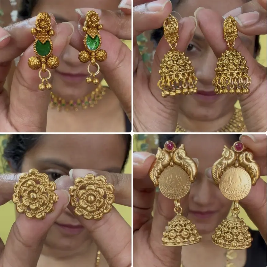 5-in-1 Navratri Combo with 5 pair of Earrings