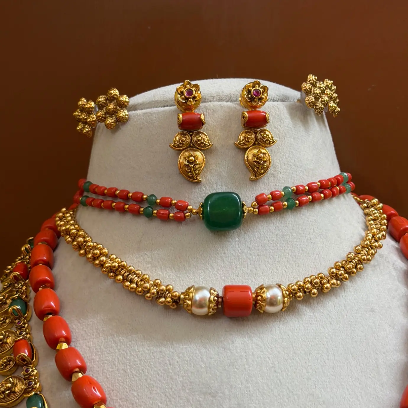 Premium Havala Combo with 3 pairs of earrings