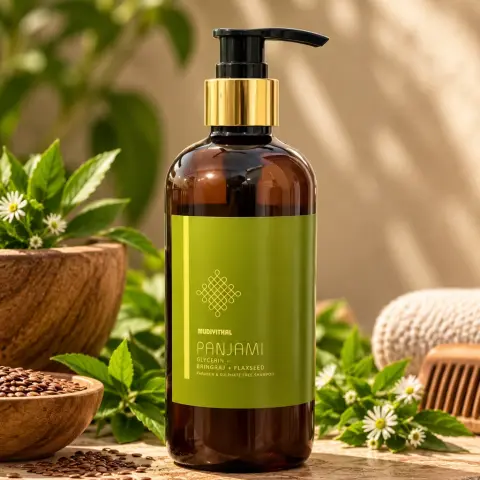 Panjami Bhringraj & Flaxseed Shampoo