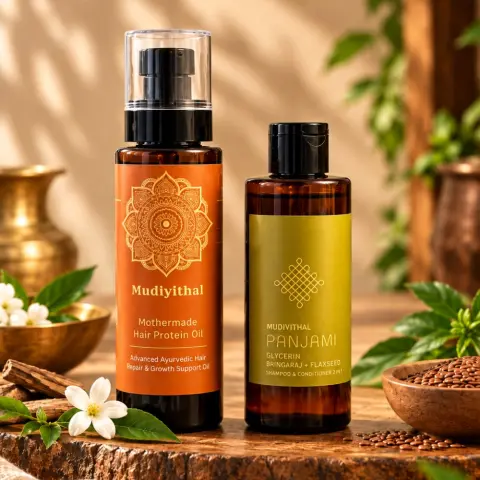 Mudiyithal oil &  Panjami shampoo combo 100ml