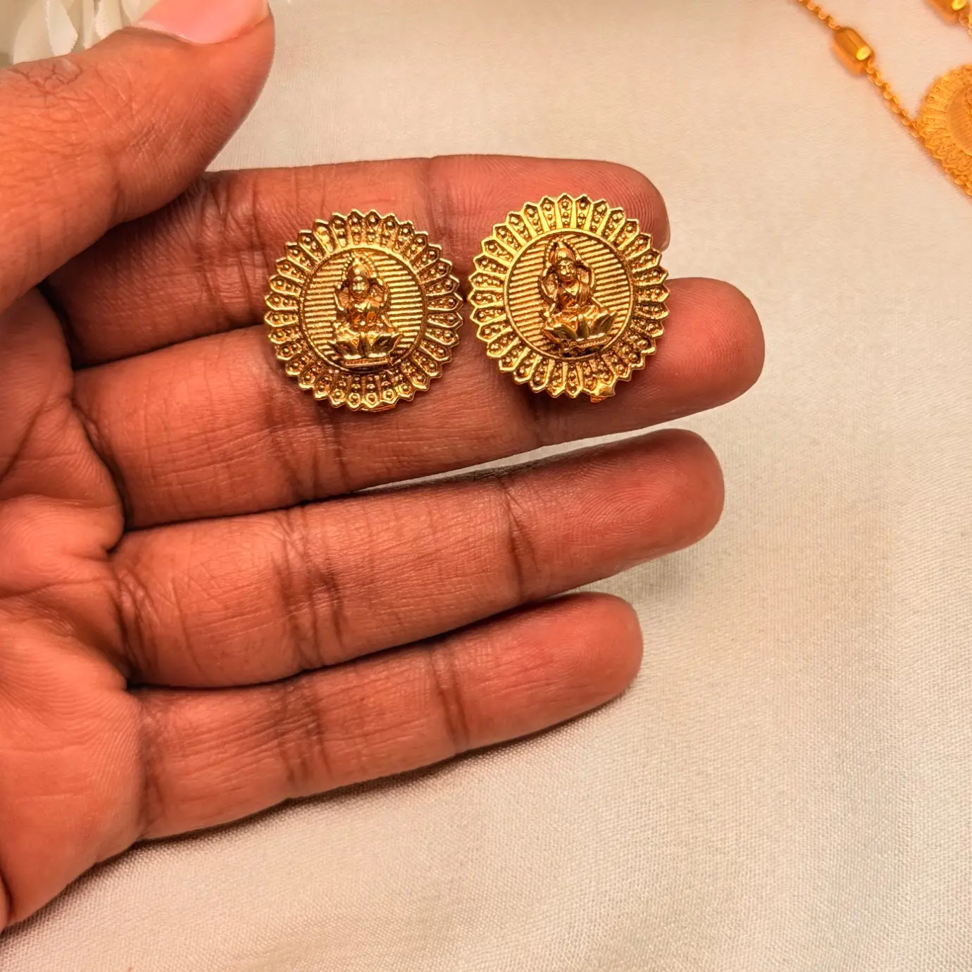 Double Layered Coin Lakshmi Haaram