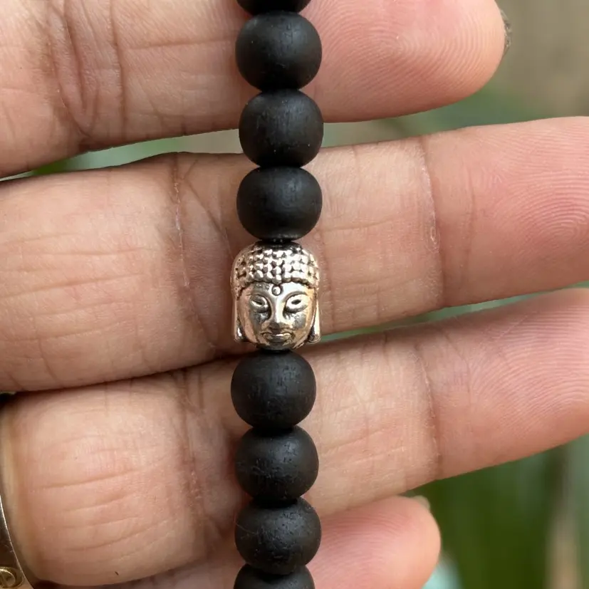 8mm Karungali Buddha Bracelet