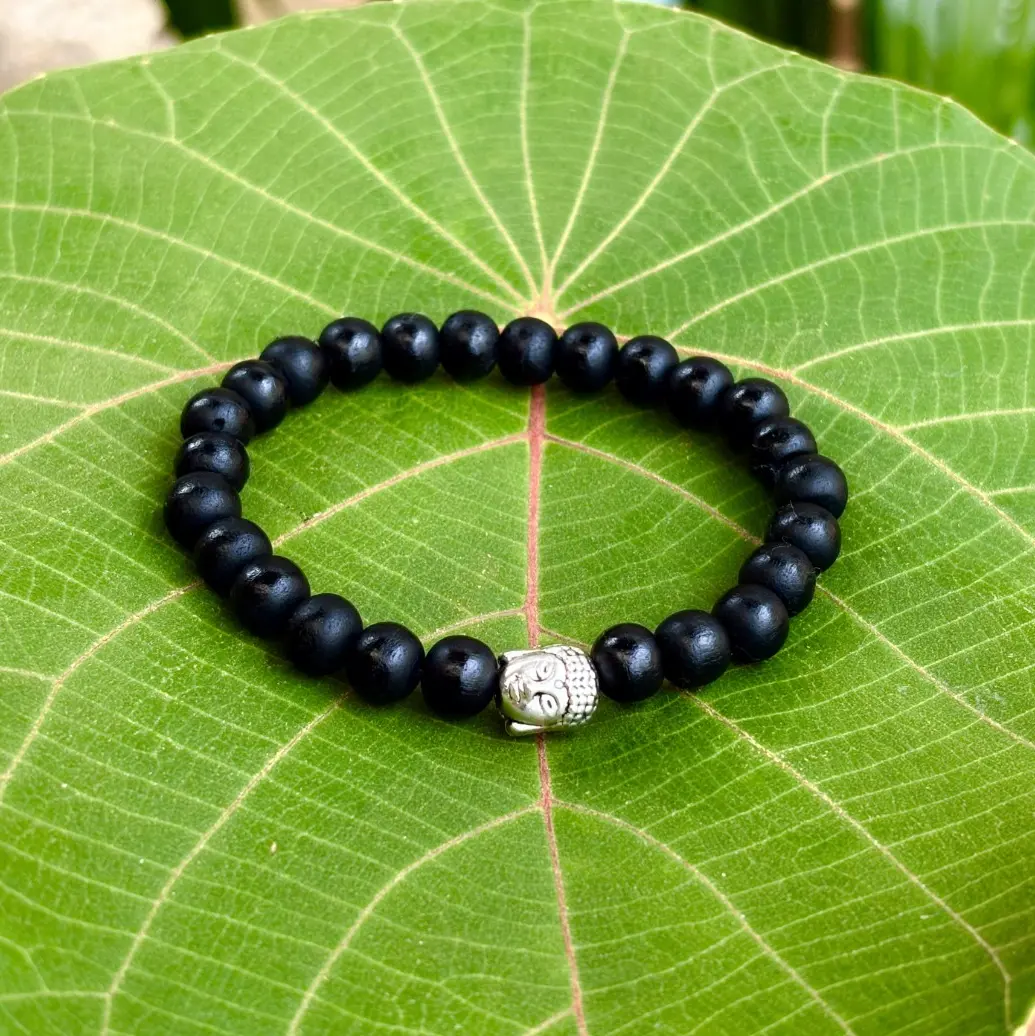 8mm Karungali Buddha Bracelet