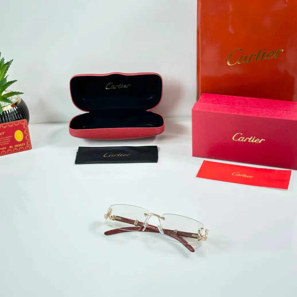 CARTIER 1055 GOLD DAY NIGHT COLOR CHANGING GLASS