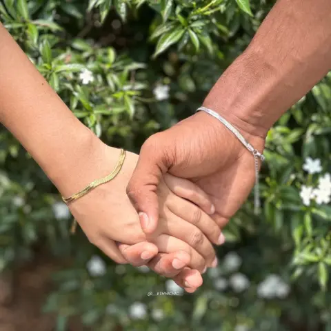 Snake chain couple bracelet