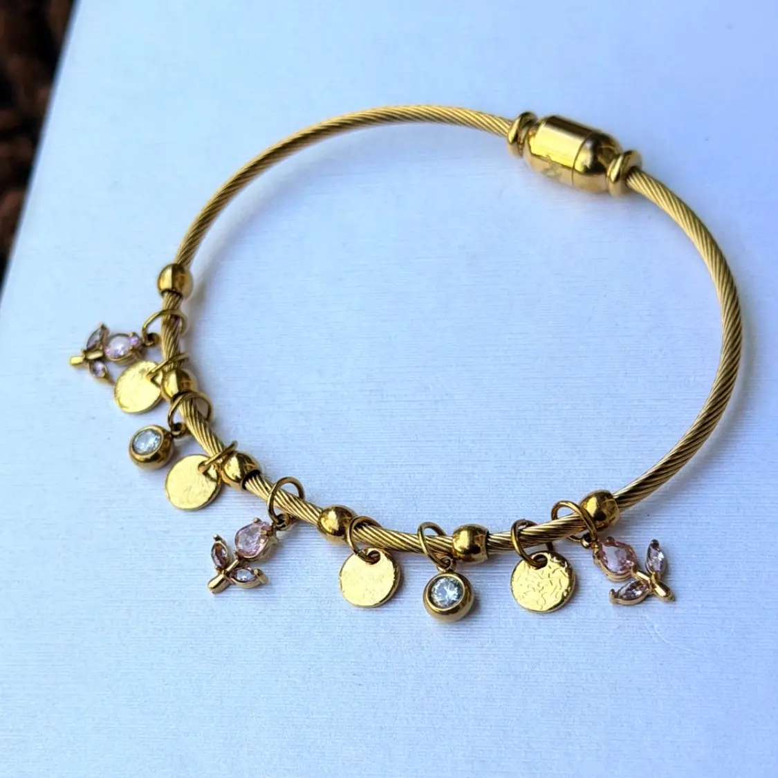 PINK TULIP BANGLE