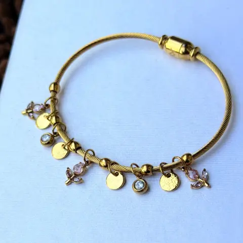 PINK TULIP BANGLE