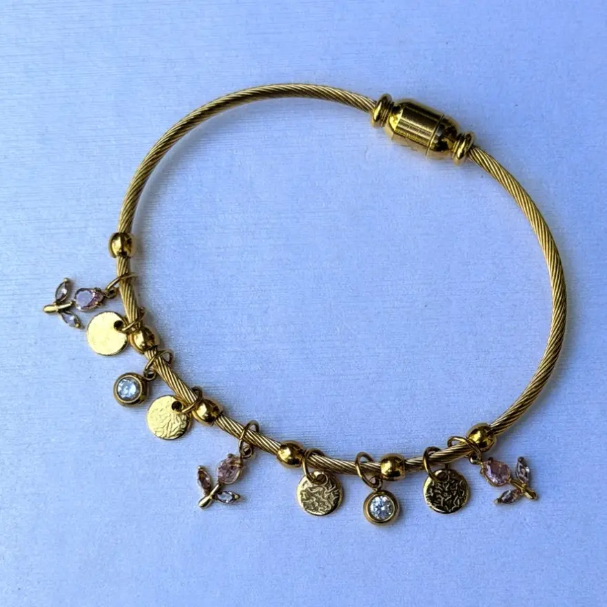 PINK TULIP BANGLE