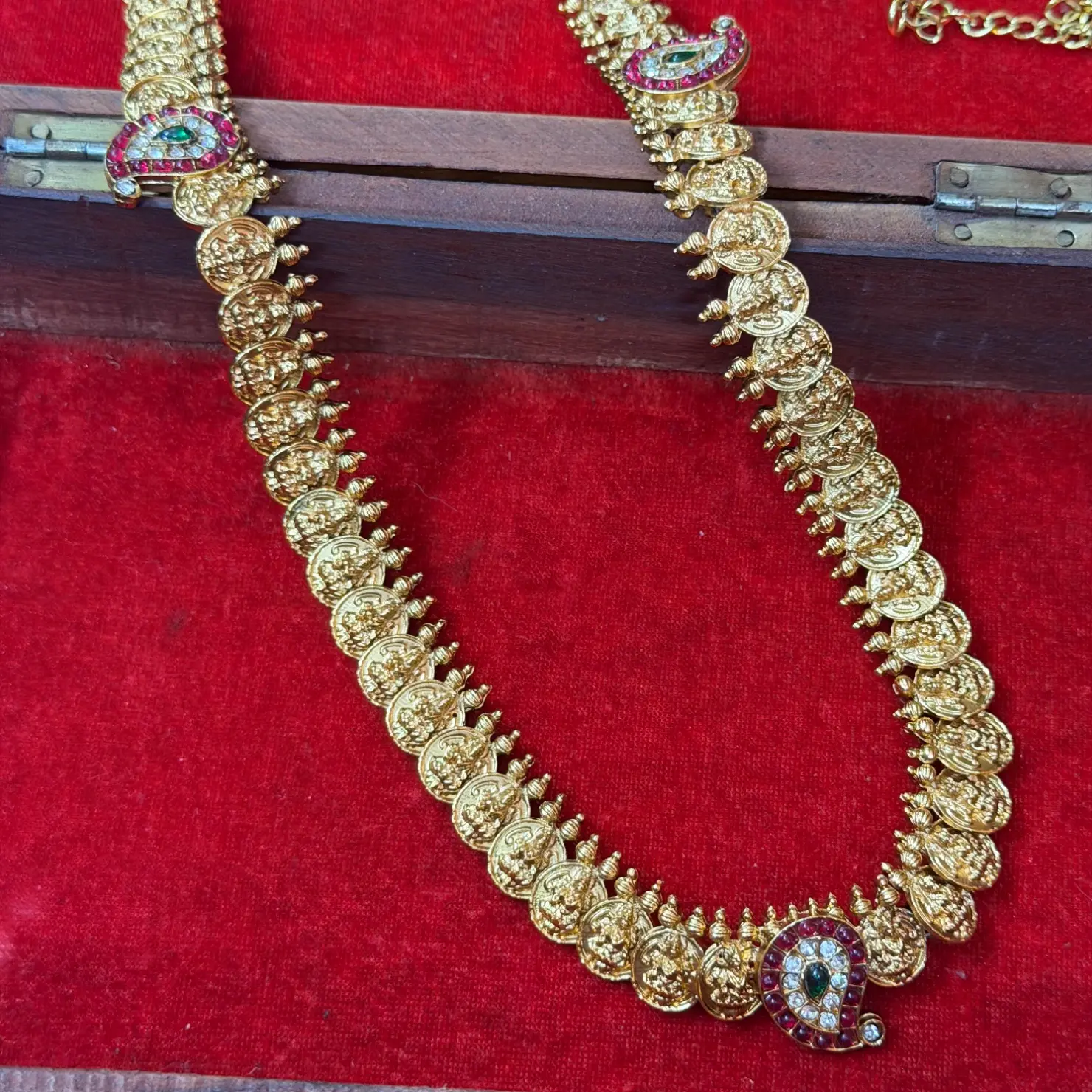 2-in-1 Hipchain + Haaram Mango Coin Pattern