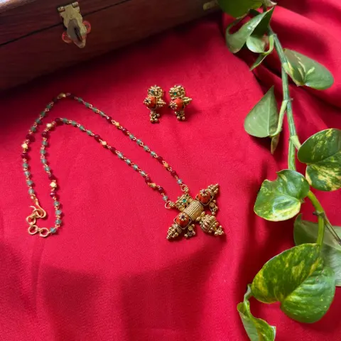 Statement Havala crystal beads medium haaram