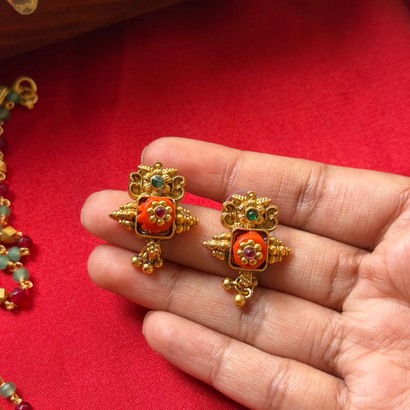 Statement Havala crystal beads medium haaram